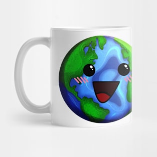 cartoon earth Mug